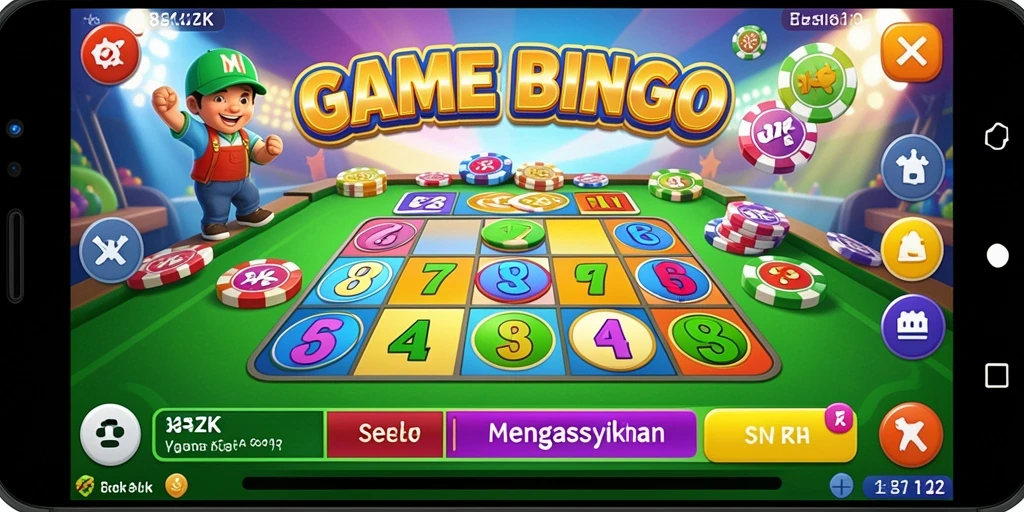Tampilan gameplay seru dalam permainan Bingo 8ZK.