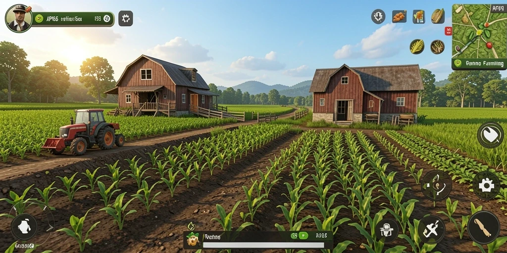 Screenshot gameplay API66 menampilkan proses bertani yang seru dan interaktif.