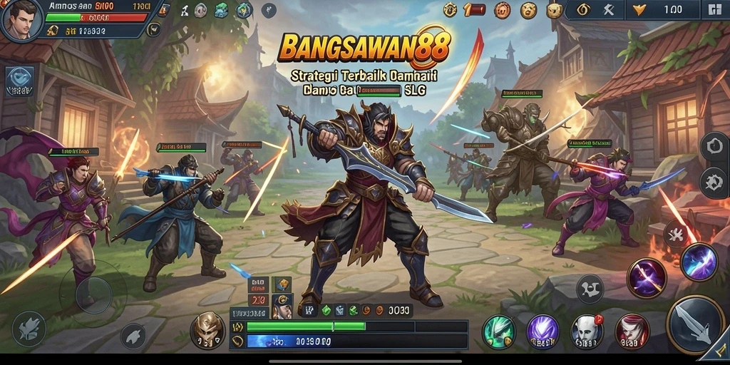 Screenshot utama BANGSAWAN88 menampilkan pertempuran strategi yang seru.