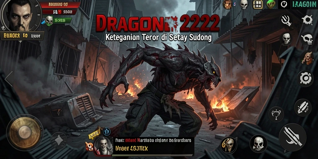 Screenshot gameplay mendebarkan dari DRAGON222 yang menunjukkan kengerian yang menghantui.