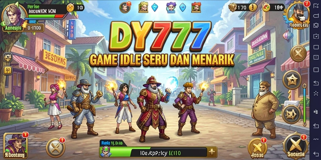 Tampilan gameplay <strong>DY777</strong> yang menarik dan penuh warna.