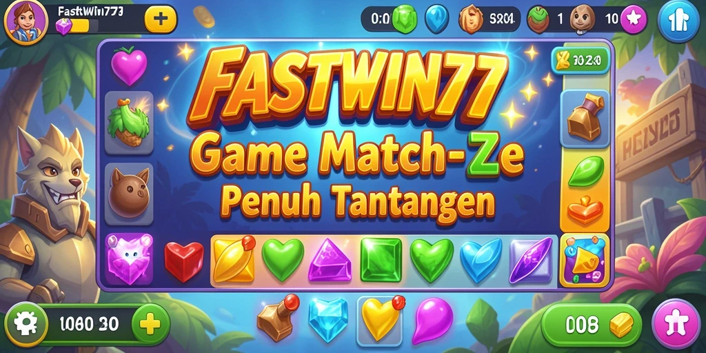 Gameplay seru dan menantang dari FASTWIN77 dalam genre Match-3.