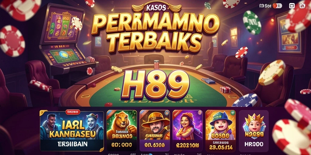 Screenshot H89 menampilkan permainan kasino yang mendebarkan dan seru.