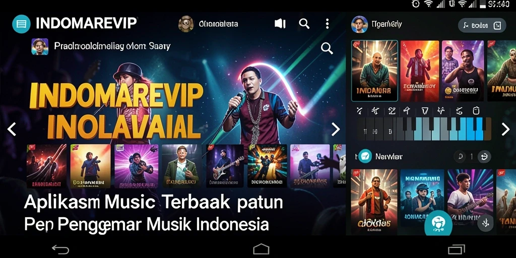 Screenshot gameplay dari aplikasi musik INDOMAREVIP yang menarik dan interaktif.