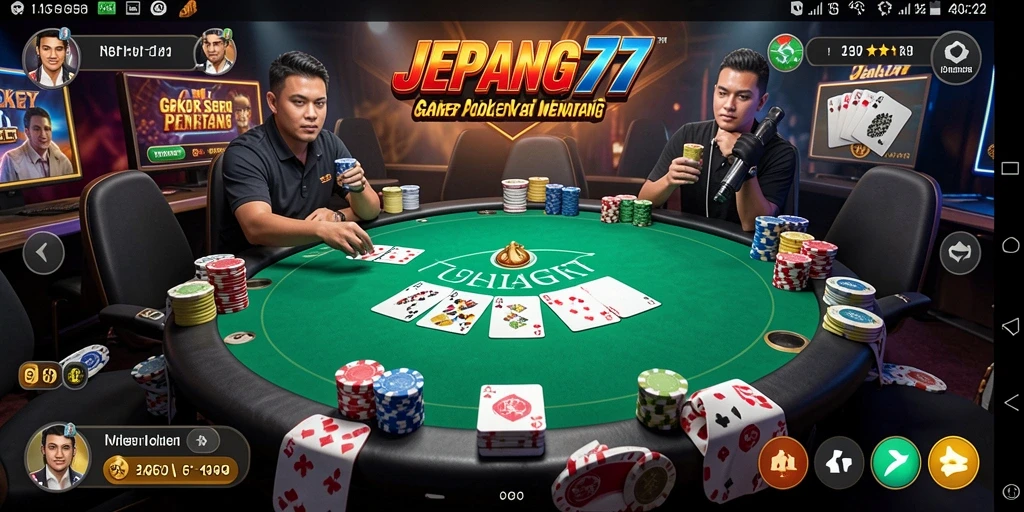 Menampilkan gameplay menarik dari JEPANG77 yang penuh tantangan Poker.