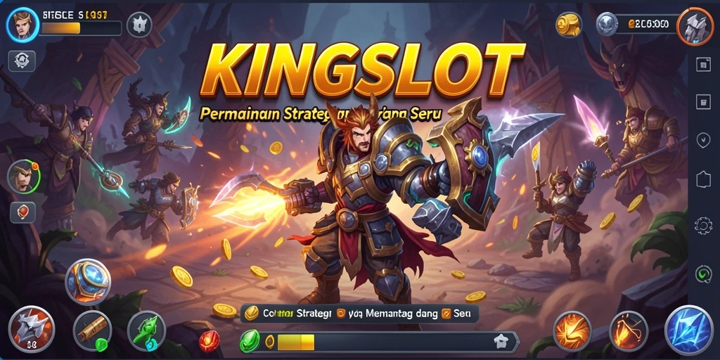 Tampilan gameplay KINGSLOT yang penuh strategi dan tantangan.