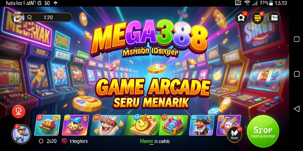 Tampilan gameplay seru dari MEGA388 yang memukau.