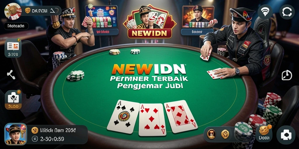 Tampilan menarik dari permainan Poker di NEWIDN.
