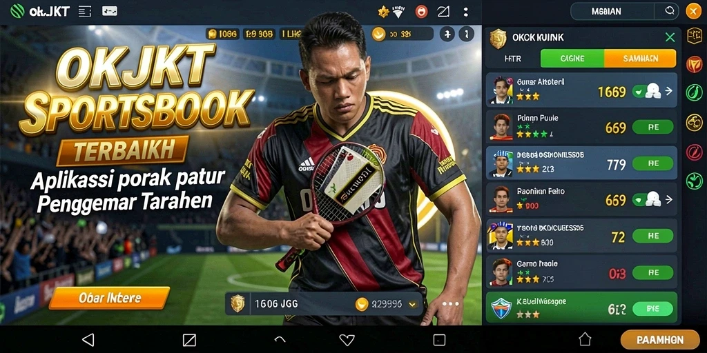 Tampilan gameplay Sportsbook yang menarik dan interaktif.