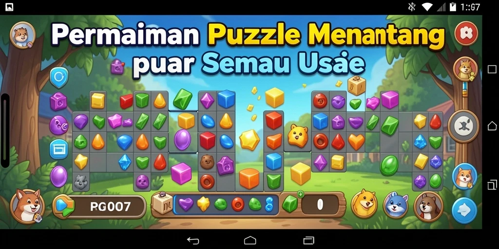 Tampilan screenshot utama PRG007 menunjukkan gameplay yang menarik dan penuh teka-teki.