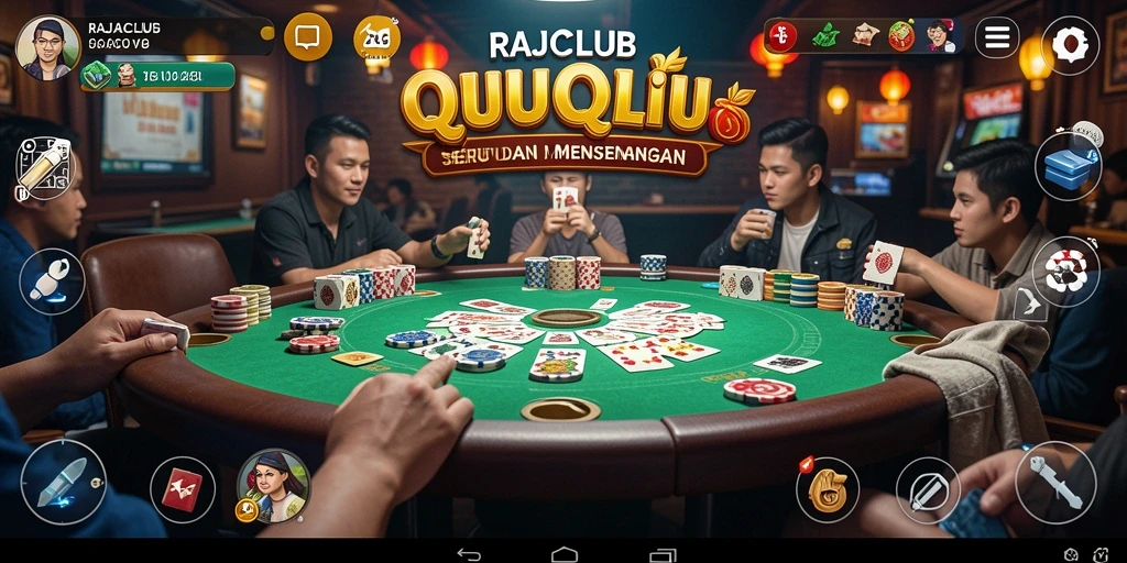 Tampilan gameplay QiuQiu yang seru dan menegangkan.