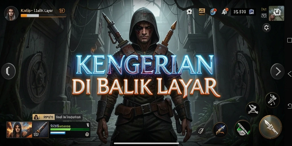 Screenshot gameplay RPVIP1 yang menegangkan dan mencekam.
