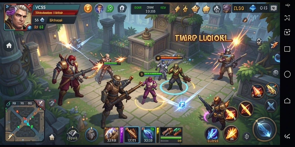 Tangkapan layar gameplay VC55 dengan pertempuran yang mendebarkan.