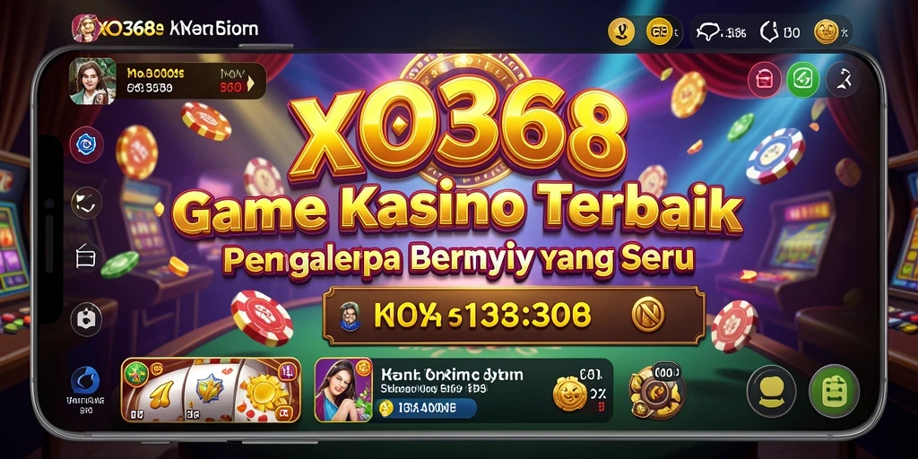 Tampilan antarmuka XO368 yang menarik dan menyenangkan.